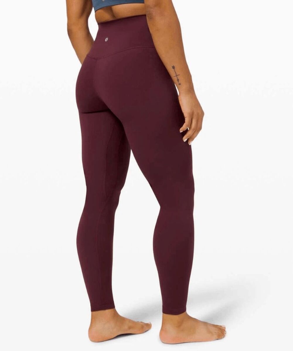 Lululemon NEW size 18 Align leggings 28" - Wine W5DITS